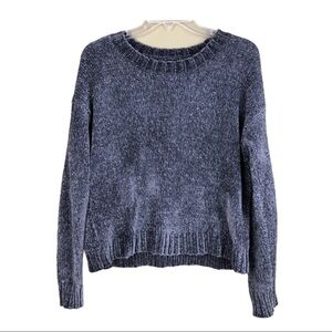 Aerie Grey Soft Cozy Chenille Sweater Size SP